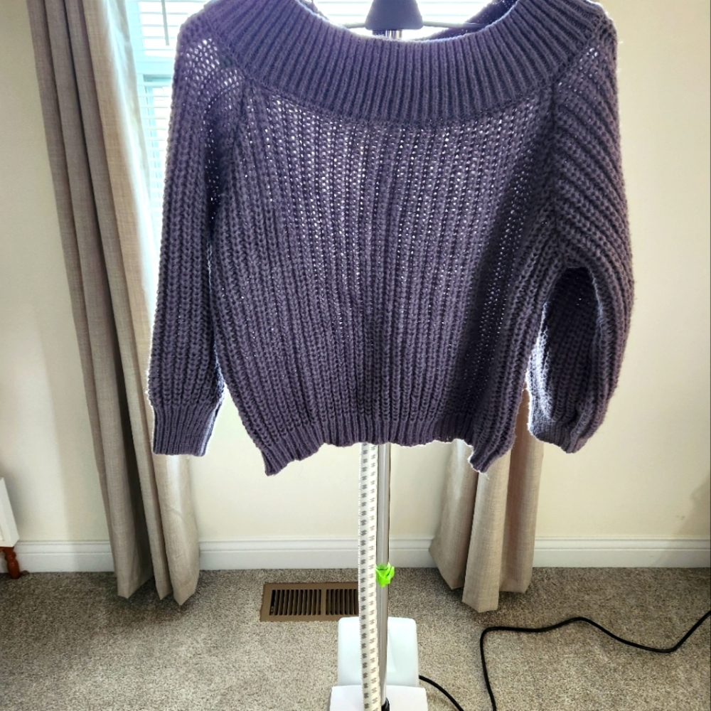 Off shoulder sweater